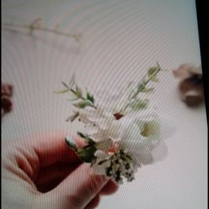 Hair Comb Wedding Jewelry Hair Pin Accent Custom Order Delicate White FINAL SALE